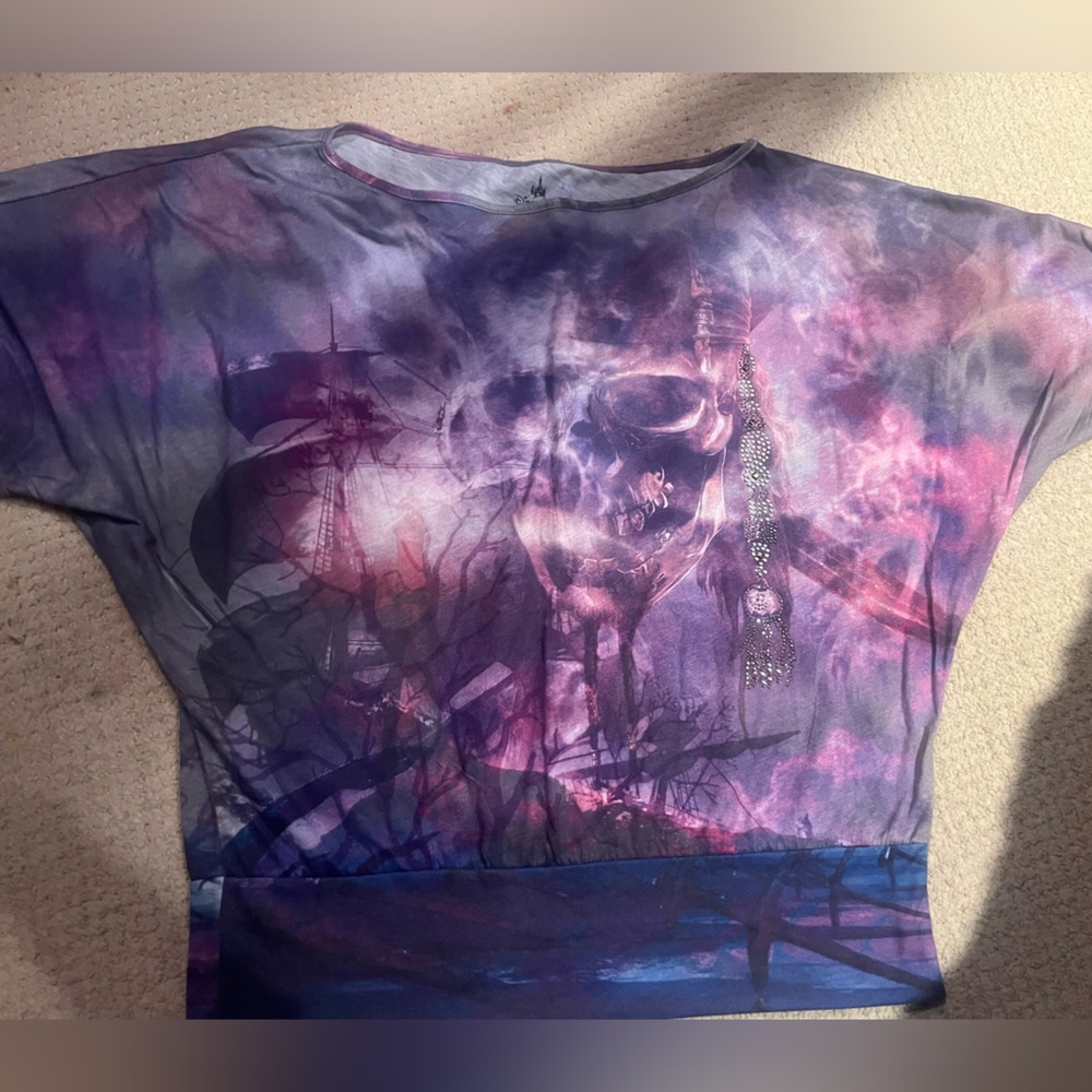 Pirates of the Caribbean batwing top